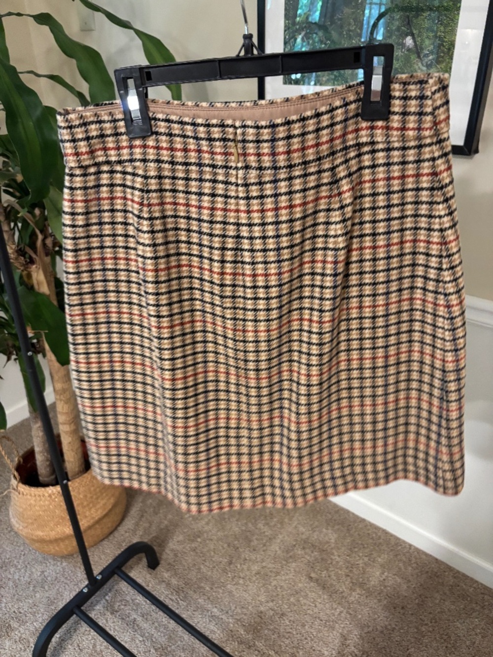 J. Crew Plaid Skirt EUC Size 6